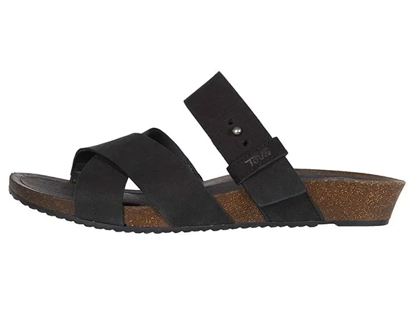 Teva Mahonia Slide (Black) Women's Shoes