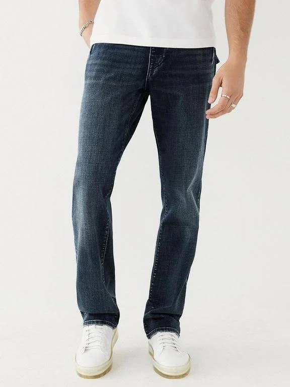 True Religion Ricky Straight Jean Jeans - Blue - Straight Jeans