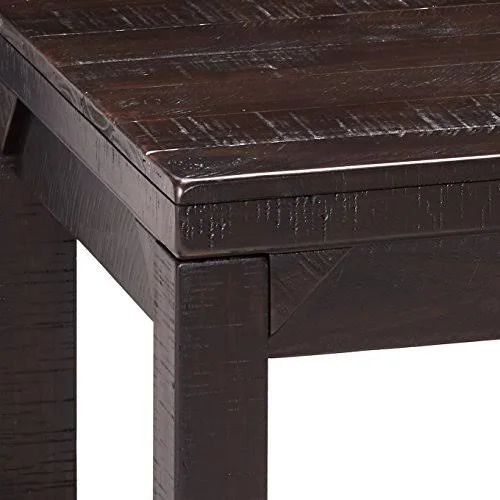 Signature Design by Ashley T745-3 Rectangular End Table - Rustic Brown