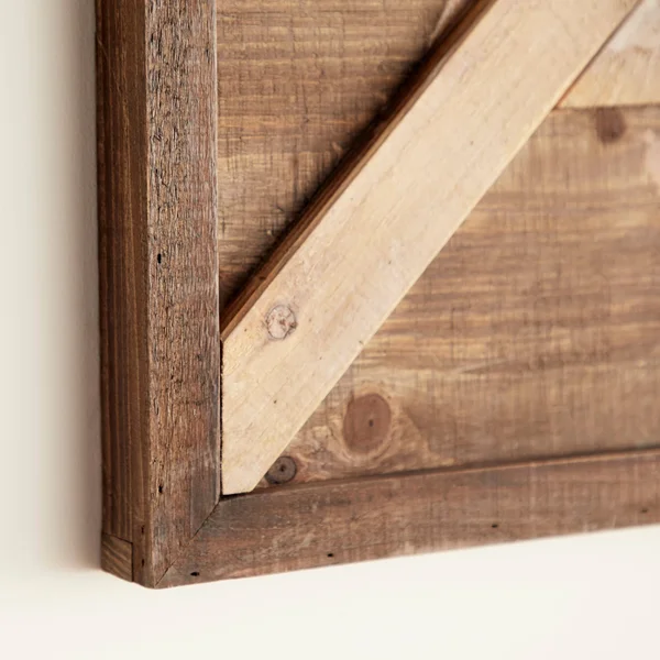 Wood Wall Plaque 48x22W - 24x22H