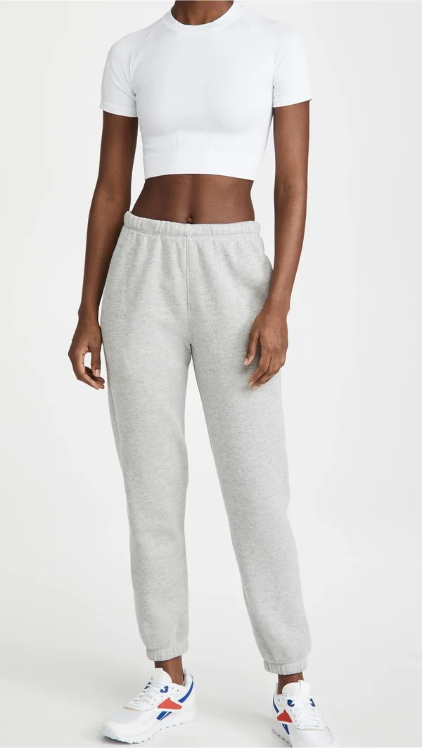 Alala Barre Seamless Tee White S
