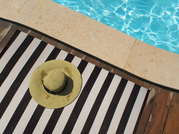 4' x 6' Black and White Rectangular Home Essentials Striped Outdoor Rug