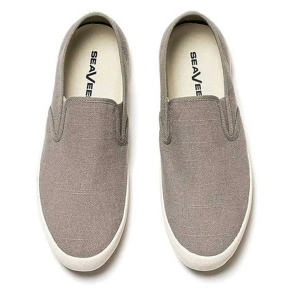 SeaVees Men's Baja Slip-On Standard Sneaker Tin Grey