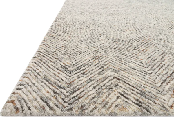 Loloi Peregrine PER-02 7&9x22 x 9&9x22 LT Grey - Multi Rug
