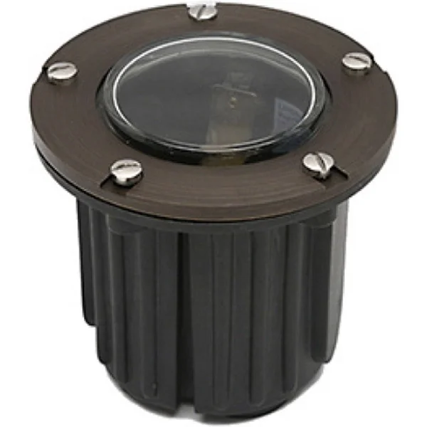 LED Ready in Ground Light for Use with 6 Watt LED MR16 Bronze Finish 12V Plt 50118