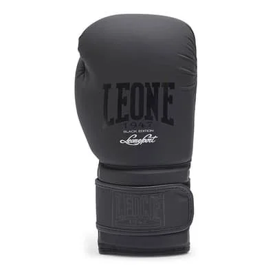 Boxing Kick Boxing Muay Thai Gloves - Black Edition, Leone 1947