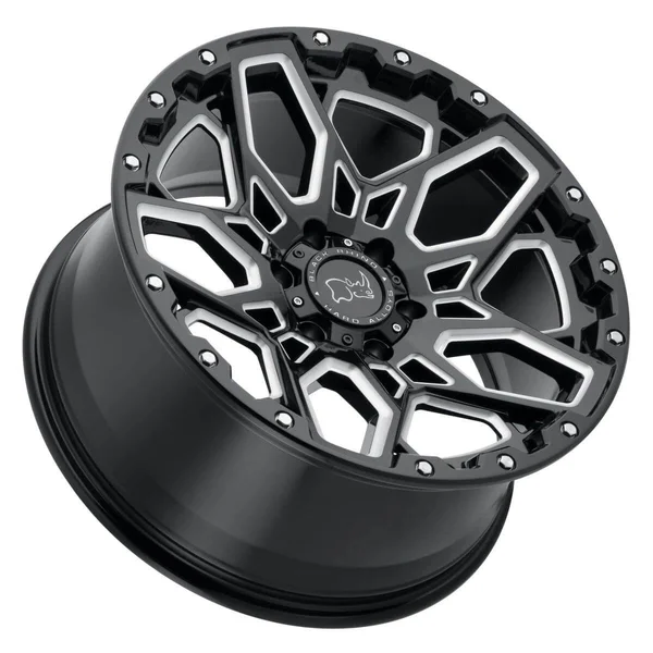Black Rhino Shrapnel Milled Gloss Black Wheels, 2095SHR005140B78