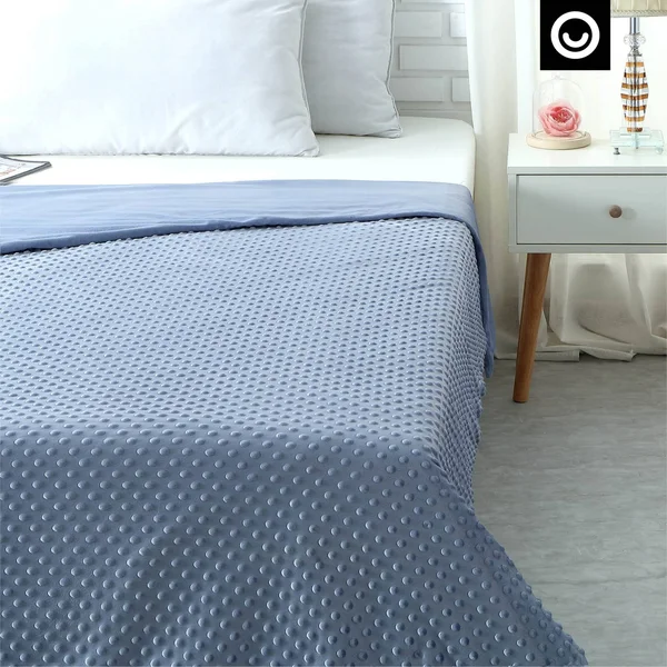 Wesley Weighted Blanket Light Blue - 41x22x60x22 6 lbs