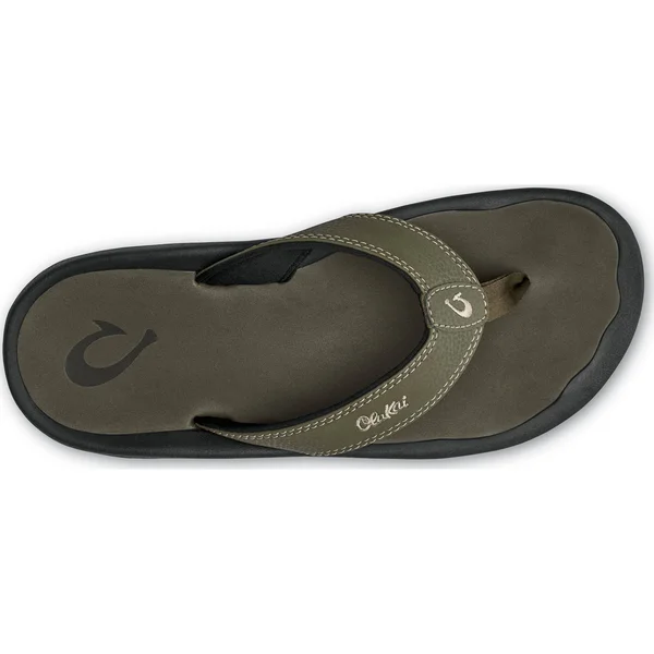 Olukai Men's Ohana Sandals - 8, Stone