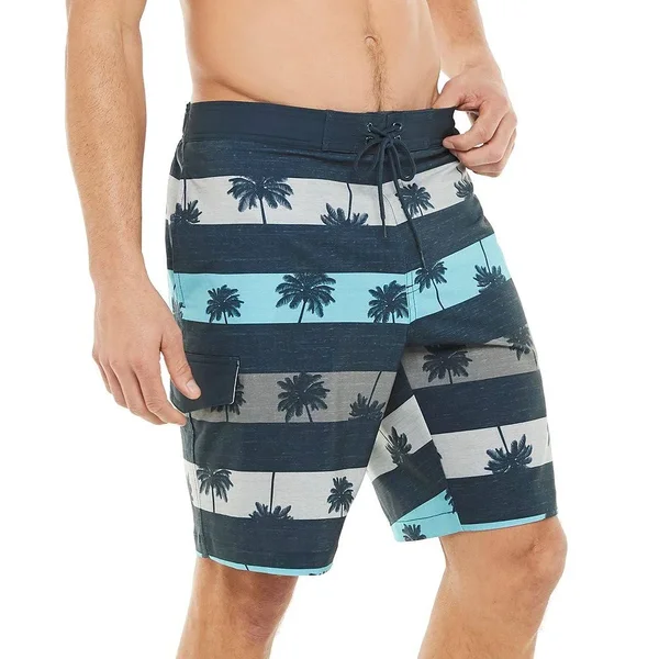Men's Sonoma Goods for Life Flexwear Swim Trunks, Size: Large, Blue