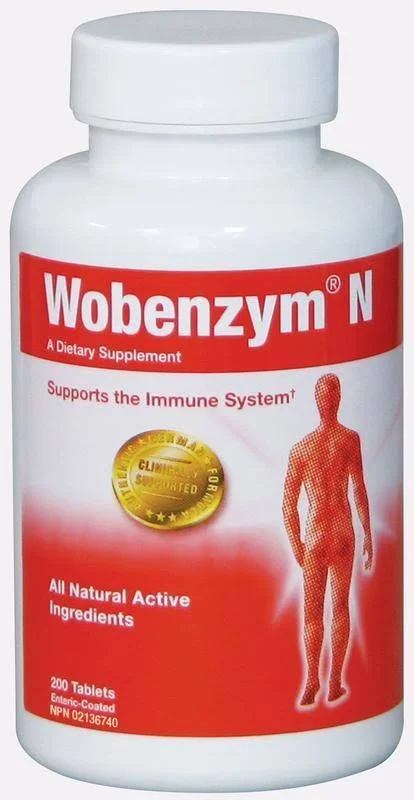 Wobenzym N Systemic Enzyme Enteric-Coated - 200 tablets
