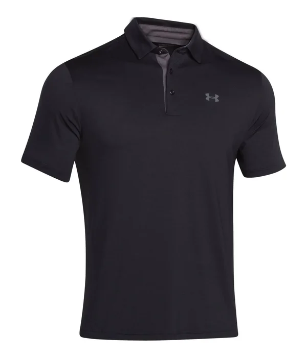 Under Armour Men's UA Playoff Polo, Black, XLT