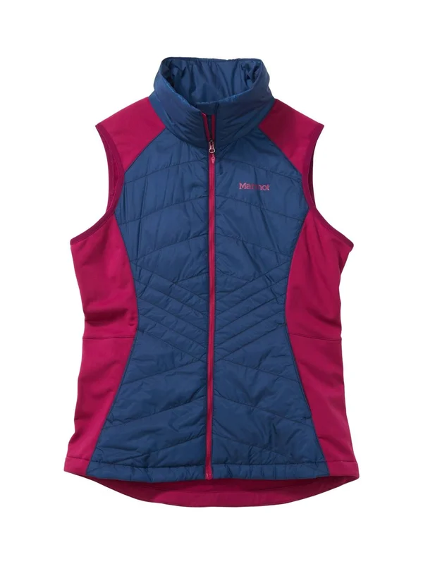 Marmot Women's Variant Hybrid Vest in Wild Rose/Arctic Navy Size: Xs