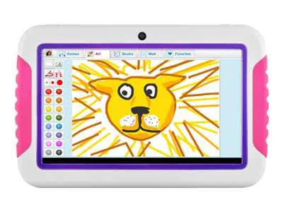 Ematic FunTab 7x22 Kids Tablet - Android 4.0, 4GB, Pink/Purple