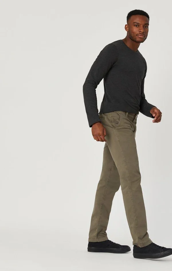 Mavi Men's Edward Regular Rise Slim Straight Leg Chino Pants