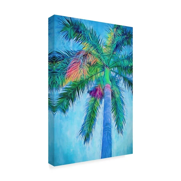 Melinda Bradshaw 'Royal Palm Caribbean I' Canvas Art 30x47