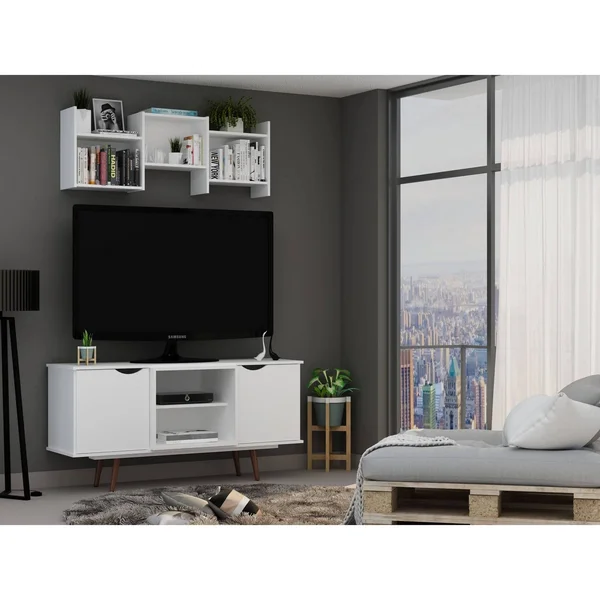 Manhattan Comfort 18PMC1 Hampton 53.54 TV Stand - White