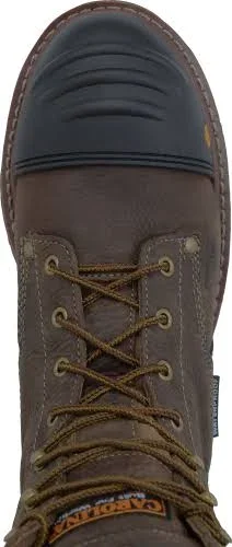 Men's Carolina CA2559 8 inch WorkFlex Composite Toe Work Boot, Size: 10.5, Brown