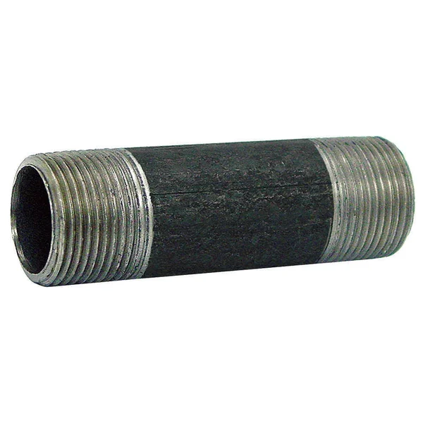 Zoro Select 0830064002 6x22 x 12x22 Black Pipe Nipple Sch 40