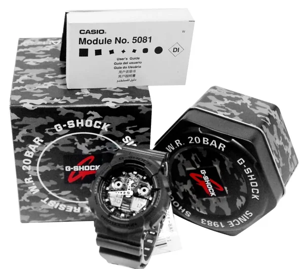Casio GA100CF-8A G-Shock Black Dial Watch