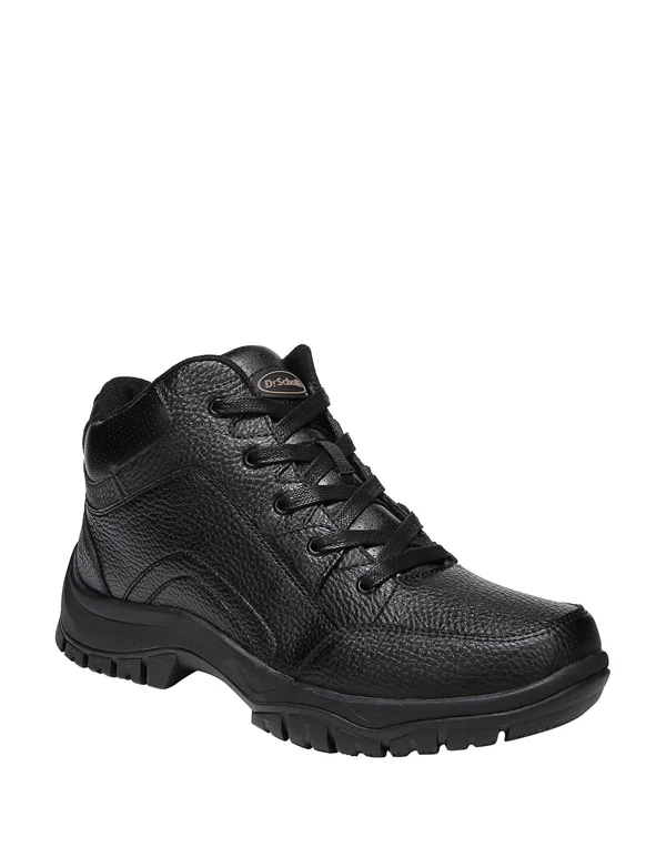 Dr. Scholl&s Work Charge (Black Leather) Men's Shoes