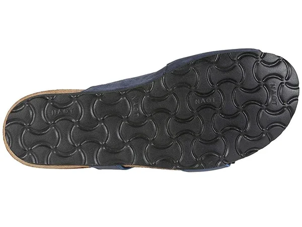 Naot Women's Jacey Slide, Size: 43, Navy Velvet/Oil Blue/Oil