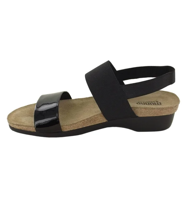 Munro Women's Pisces - Black Fabric/Patent Size: 11 N