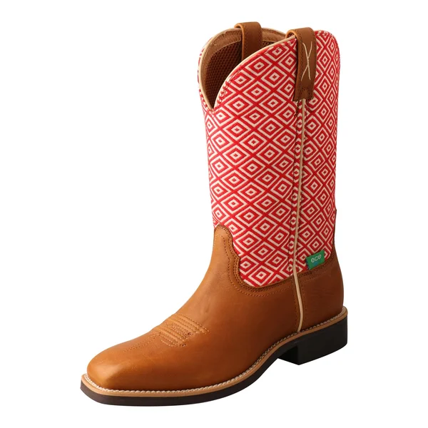 Twisted x Western Cowboy Women 11x22 Top Hand - Camel, Eco