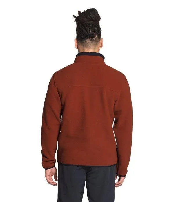 The North Face Men's Carbondale Full Zip Jacket (Size: Small): Brandy Brown-Aviator Navy