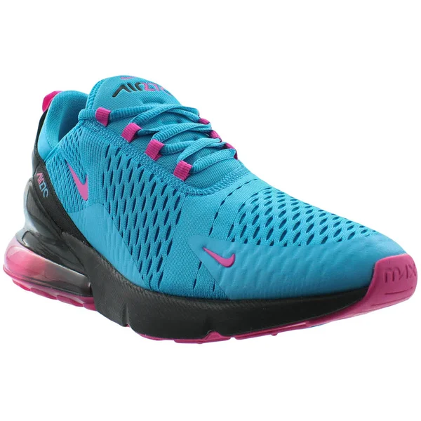 Nike Air Max 270 - Light Blue Fury/Laser Fuchsia Blue - 12