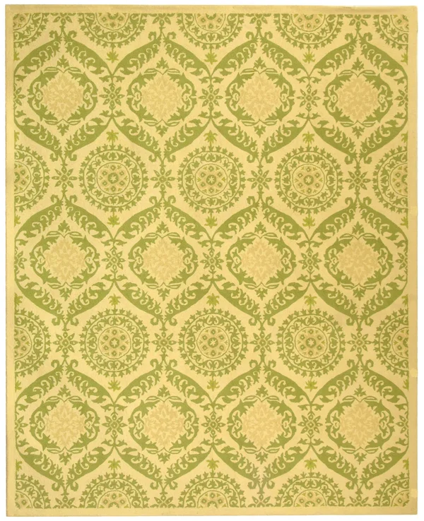 Safavieh Chelsea HK356C 7&6x22 x 9&6x22 Oval Beige - Green Rug