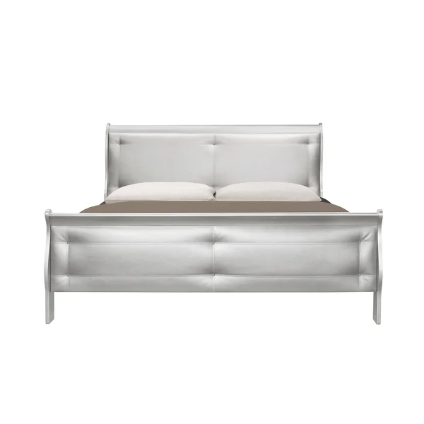 Global Furniture USA Marley Silver Tufted Bed - King