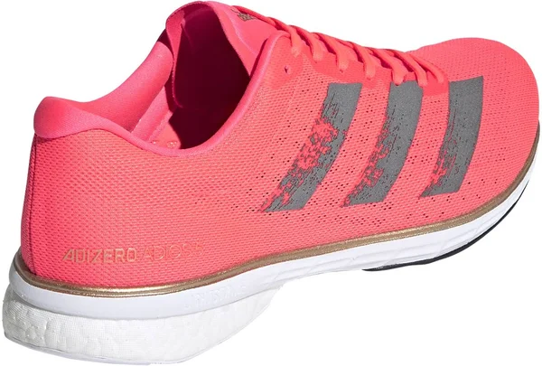 Adidas Adizero Adios 5 Boost Mens Running Shoes - Pink-7.5