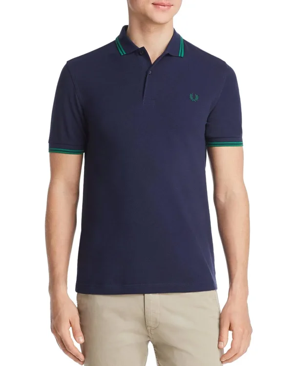 Fred Perry Twin Tipped Polo Shirt Port