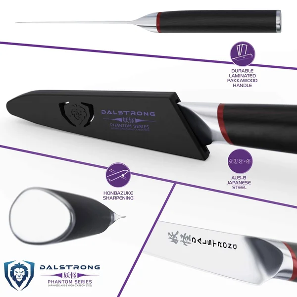 Dalstrong Paring Knife - Phantom Series - Japanese AUS8 Steel - 4x22