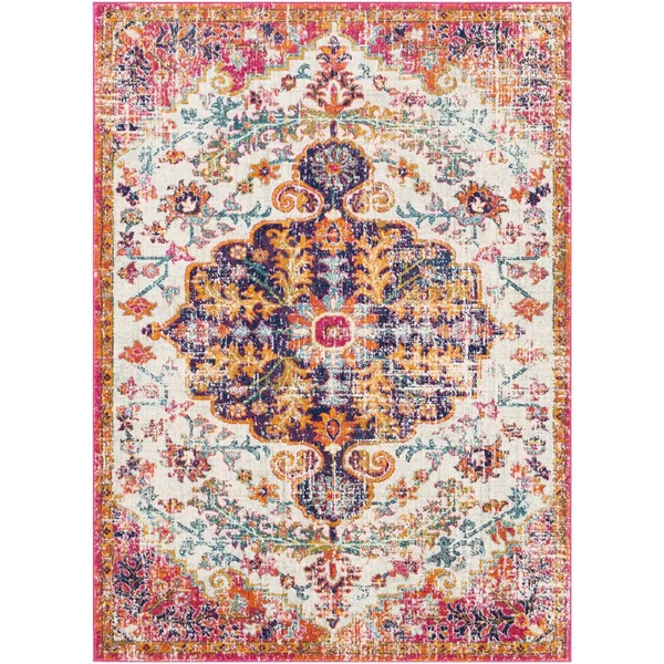 Walmart Sandhya Garnet Bohemian Medallion 5&3 inch x 7&3 inch Area Rug