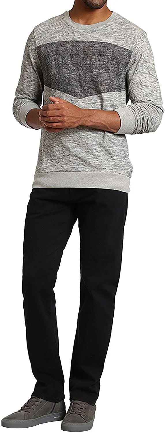 Mavi Men's Zach Straight Leg in Black Williamsburg - Men's Jeans