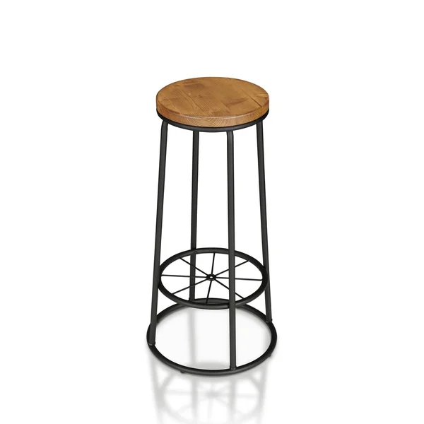 Set of 2 33x22 Pilat Barstools with Wood Seat Warm Oak - HOMES: Inside + Out