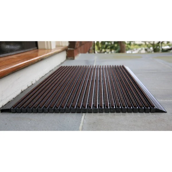 Mats Inc. World&s Best Ultimate Outdoor Bristle Entrance Mat - Brown - 1.5& x 2.5&