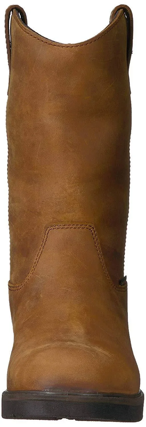Georgia Boot Men's Suspension System Waterproof Wellington Work Boot, GB00085, Brown
