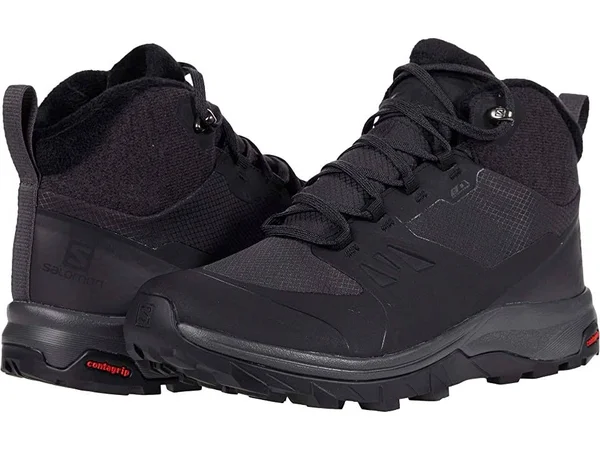 Salomon Outsnap CS Waterproof Winter Boot Women's, Black, 6