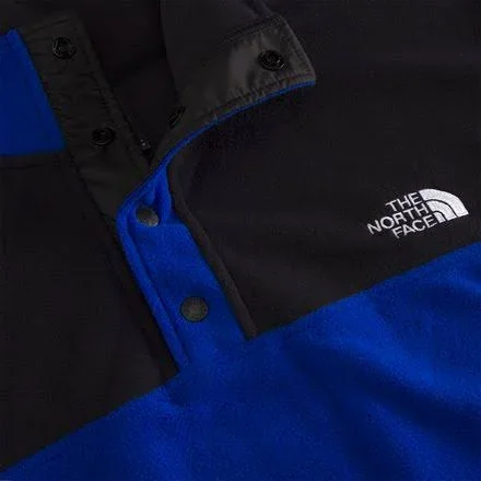 The North Face Men's TKA Glacier Snap-Neck Pullover (M TNF Blue/TNF Black)