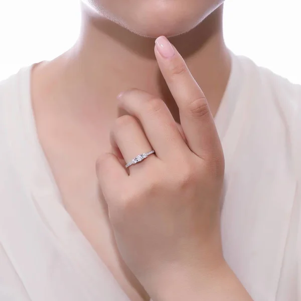 BERRICLE Sterling Silver Round Cubic Zirconia CZ 3-Stone Anniversary Promise Wedding Engagement Ring 0.6 CTW Size 4