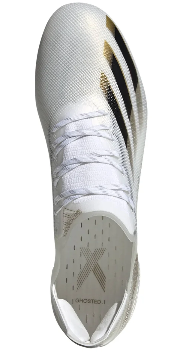 Adidas x Ghosted.1 FG - White-Black-Gold