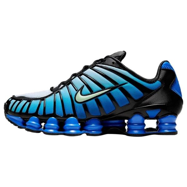 Nike Mens Shox TL - Running Shoes Black/Green/Blue Size 09.0