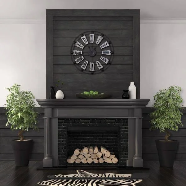 1 in. x 4 in. x 8 ft. Barn Wood Charcoal Pine Trim Board (4-Pack)