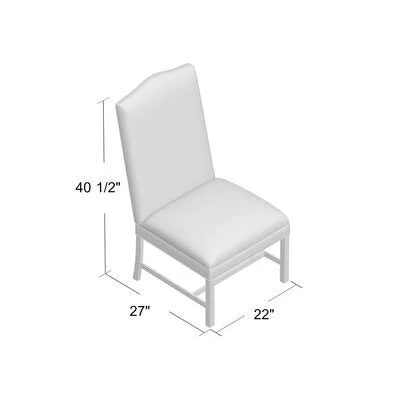 Baxley Upholstered Dining Chair Fairfield Chair Body Fabric: 9953 Mink - Leg Color: French Oak