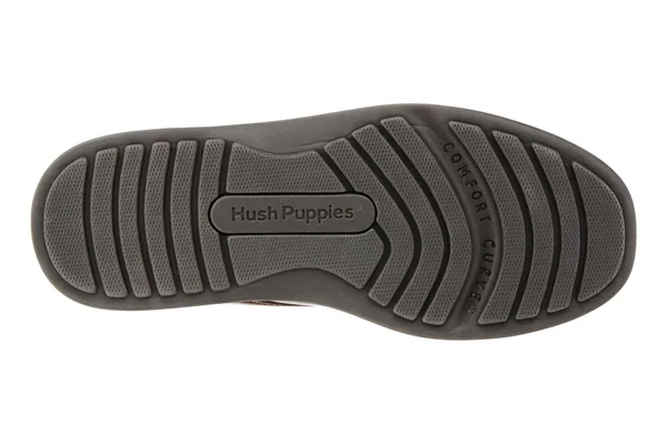 Hush Puppies Men's Glen Leather Shoes - Brown, 11.5