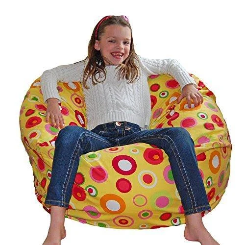 Ahh! Products Bubbly Citrus Cotton Washable Large Bean Bag Chair
