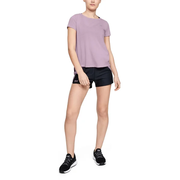 Under Armour Women's Whisperlight Short Sleeve Shirt - Pink - Xs